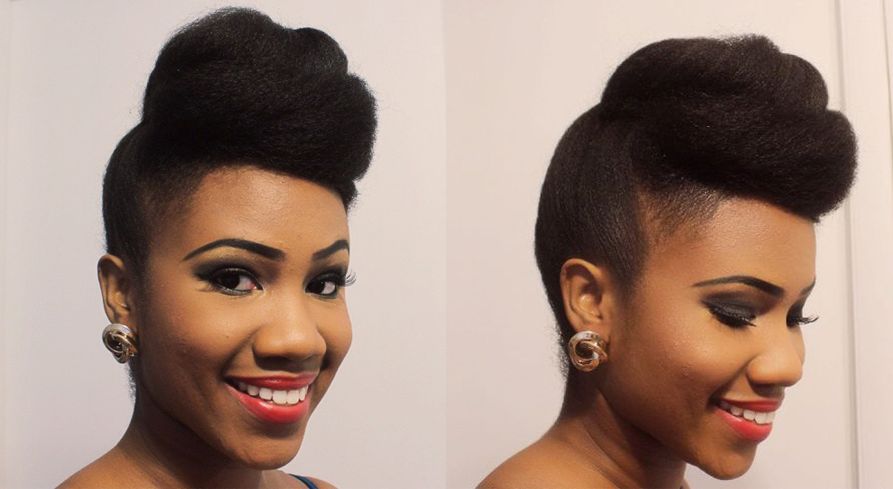 KyssMyHair Twisted Pompadour Updo - BellaNaija - June2015004