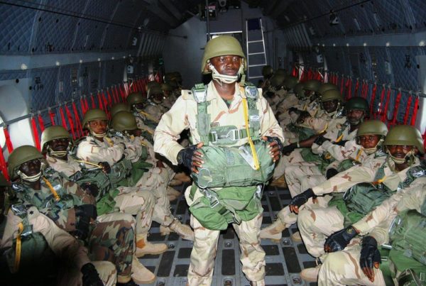 Nigerian Army paratroopers