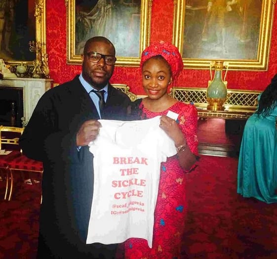 Nkechi Azinge and Steve McQueen