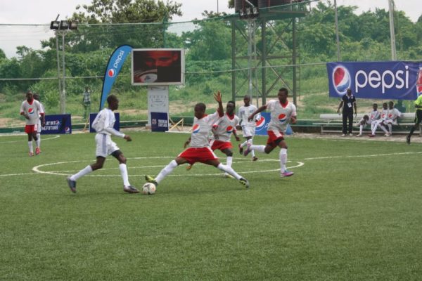 Teams Playing at the PFA Selection Exercise at Fun Turf Abeokuta