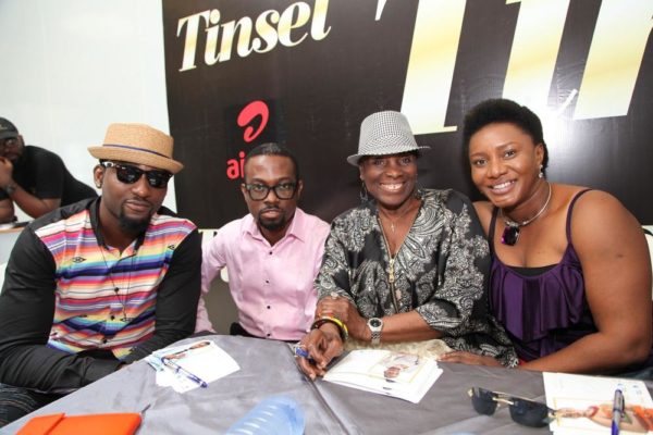 [L-R] Gbenro Ajibade, Iyke Okechukwu, Taiwo Ajayi Lycett & Anne Njemanze