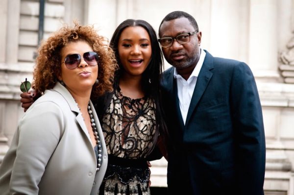 Nana Otedola, Temi Otedola and Femi Otedola