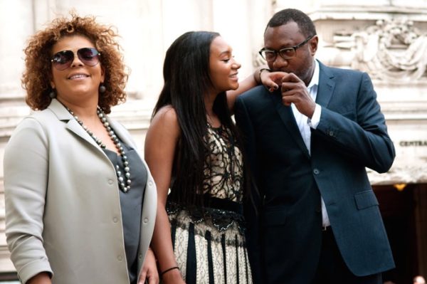 Nana Otedola, Temi Otedola and Femi Otedola