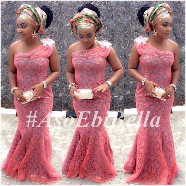 @mercyaigbegentry, dress by @ceolumineee, makeup and gele by @waomakeovers