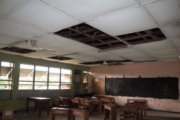 Before Renovation Ireti Primary School Classroom 2