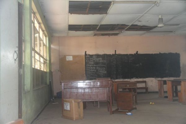 Before Renovation Ireti Primary School Classroom