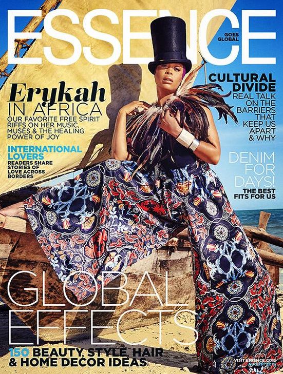 Erykah Badu for Essense Global Issue - BellaNaija - July2015001