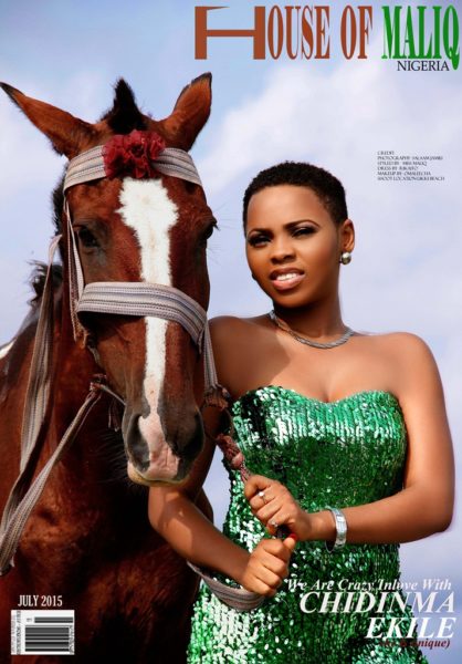 HouseOfMaliq-Magazine-Cover-2015-Chidinma-Ekile-posing-with-a-horse-horse-photography-June-Edition-2015-Editorial-fdfdfddds