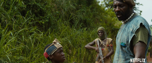 Idris Elba in Beasts of No Nation - BellaNaija - July2015