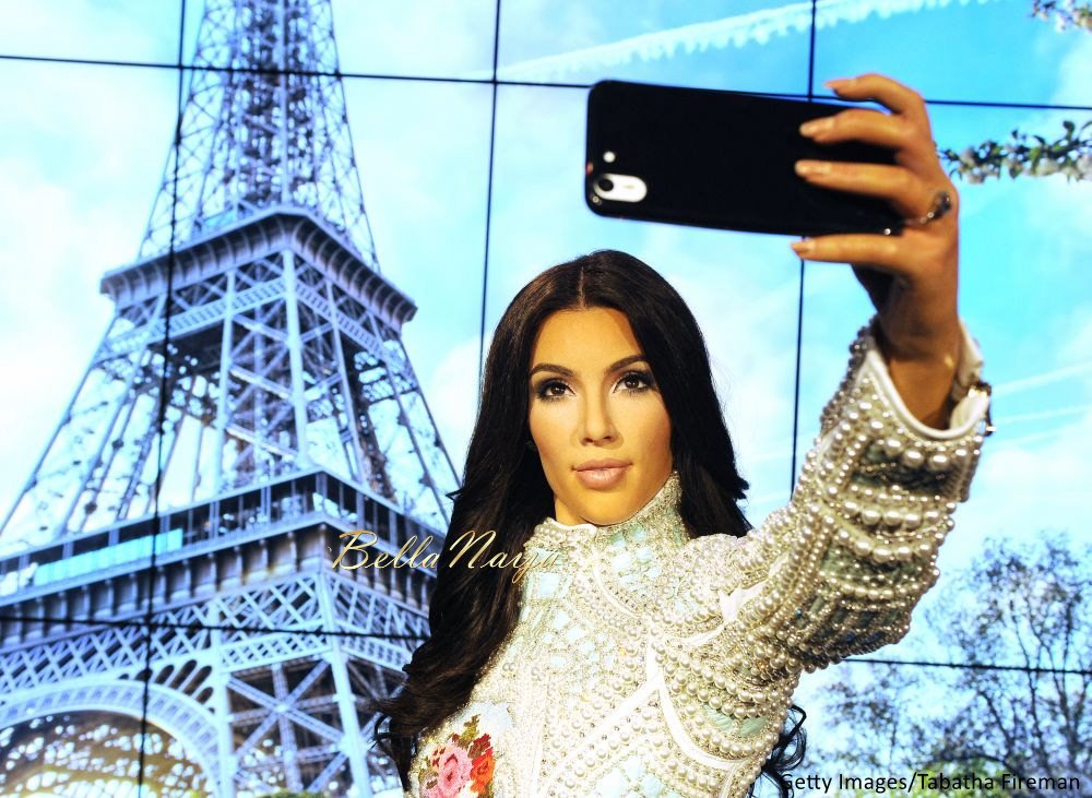 Kim Kardashian West Madam Tussauds Wax Selfie Figure - Bellanaija - July2015001