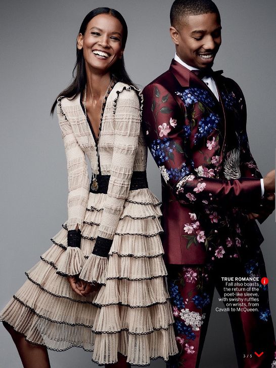 Liya Kebede and Michael B. Jordan for Vogue August 2015 - BellaNaija - July2015