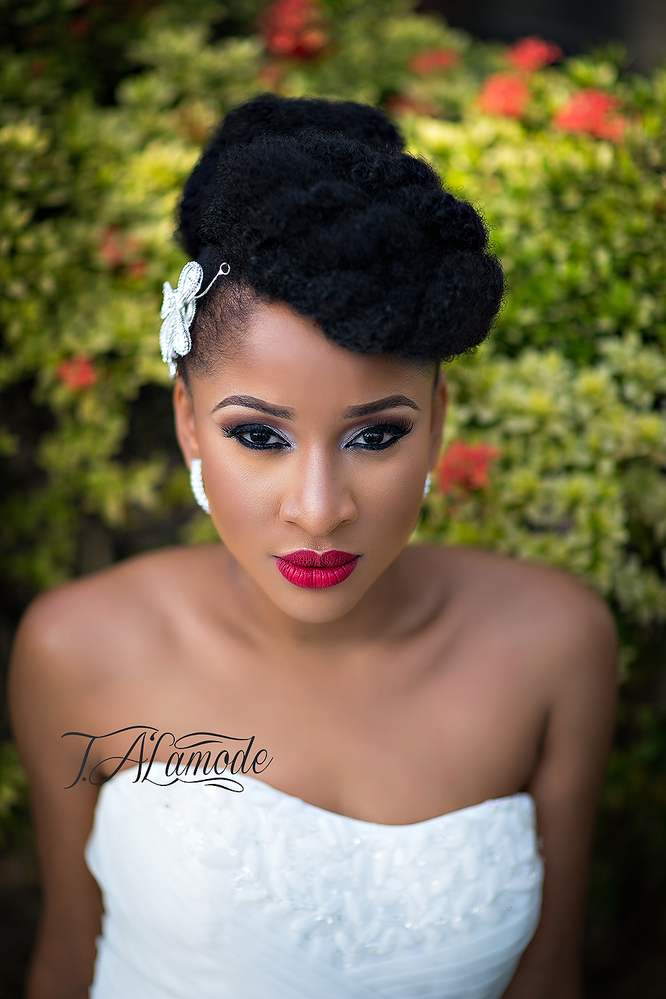 Striking Natural Hair Looks for the 2015 Bride! T.Alamode 