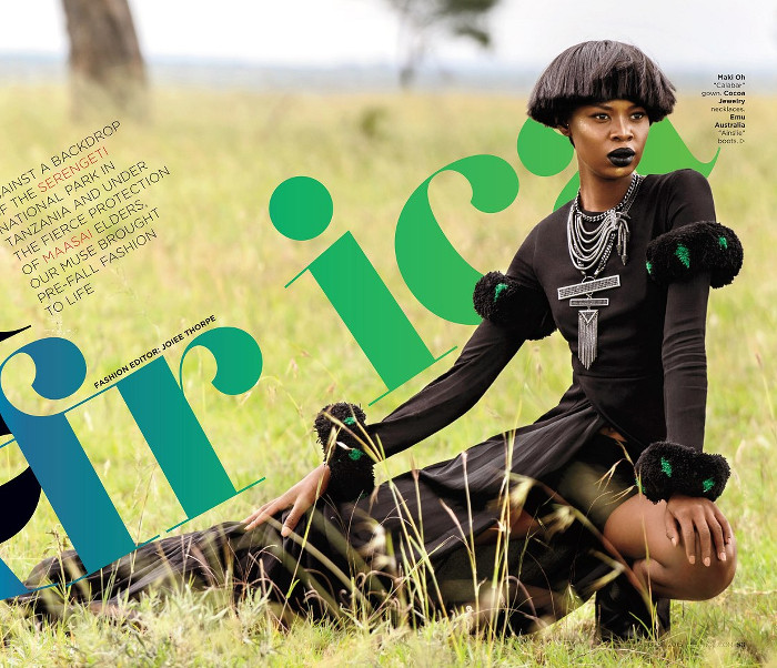 Tshepiso Ralelathe for ESSENCE Magazine's Global Issue - BellaNaija - July2015