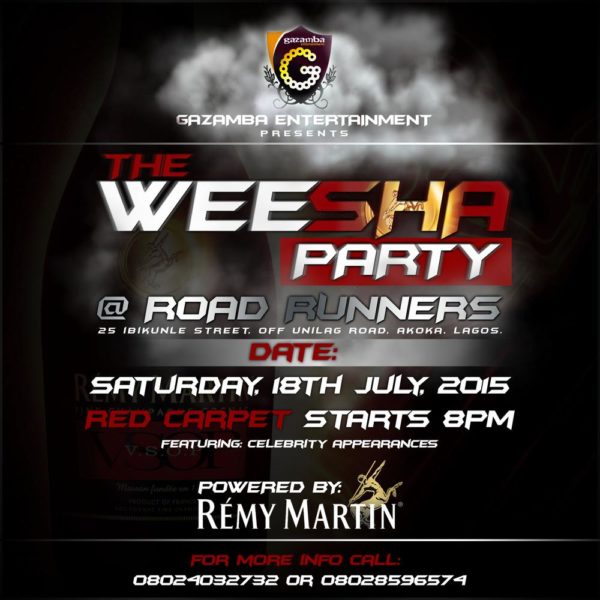 Weesha Party Flyer