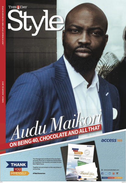 AUDU MAIKORI - 'THISDAY STYLE' COVER