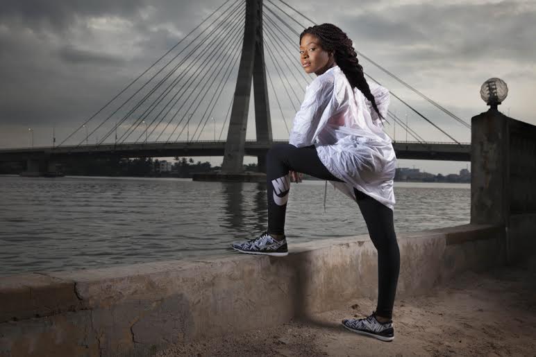 Dolapo Oni for Nike in Genevieve Magazine - BellaNaija - August 201500