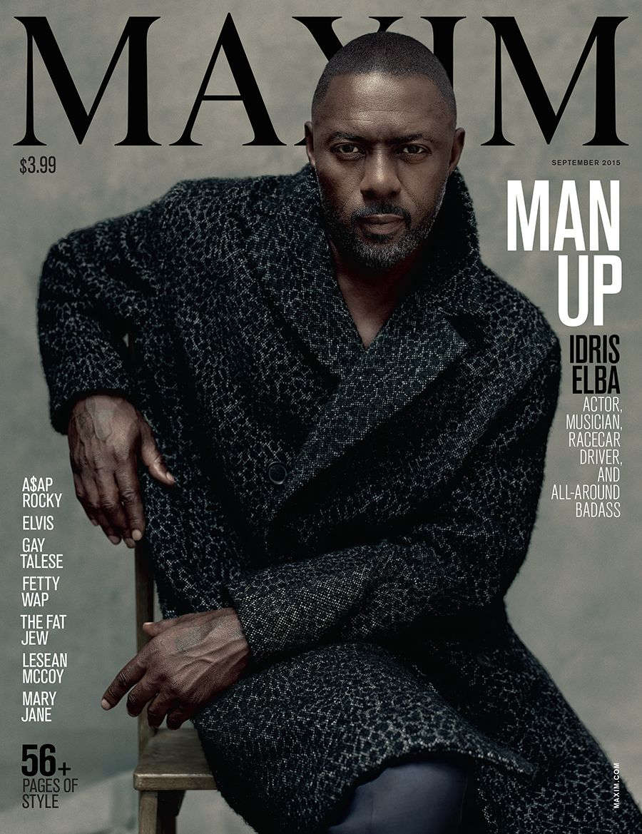 Idris Elba for Maxim Magazine - BellaNaija - August2015