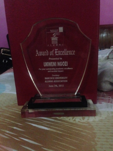 Outstanding award
