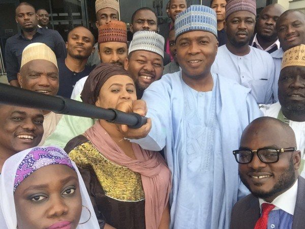 Saraki Takes Selfies 1