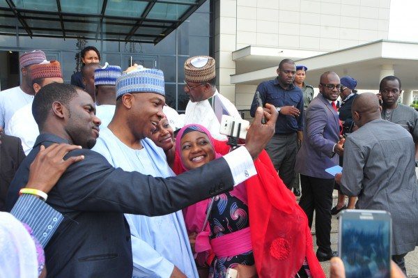 Saraki Takes Selfies 2