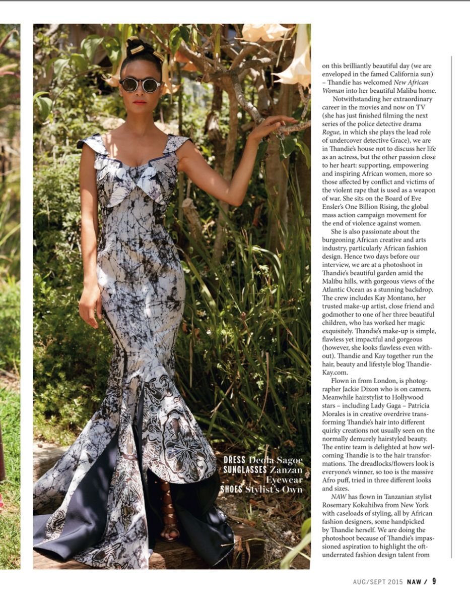 Thandie Newton for New African Woman Magazine August 2015 - Bellanaija - August2015006