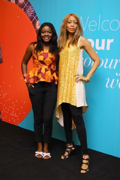 Ayotunde Odebunmi (Vlisco Marketing Coordinator) & Kiki Kamani