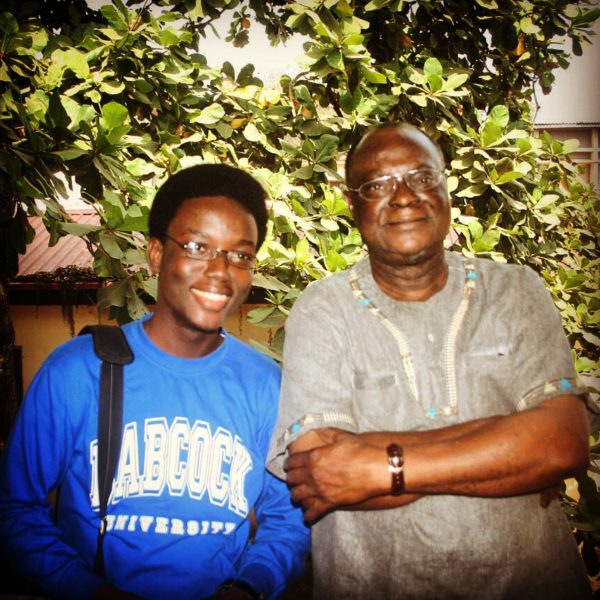 With Professor Femi Osofisan