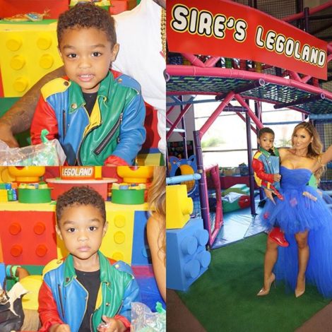 50 Cent & ex-Girlfriend host LEGO themed 3rd Birthday Party for Son ...