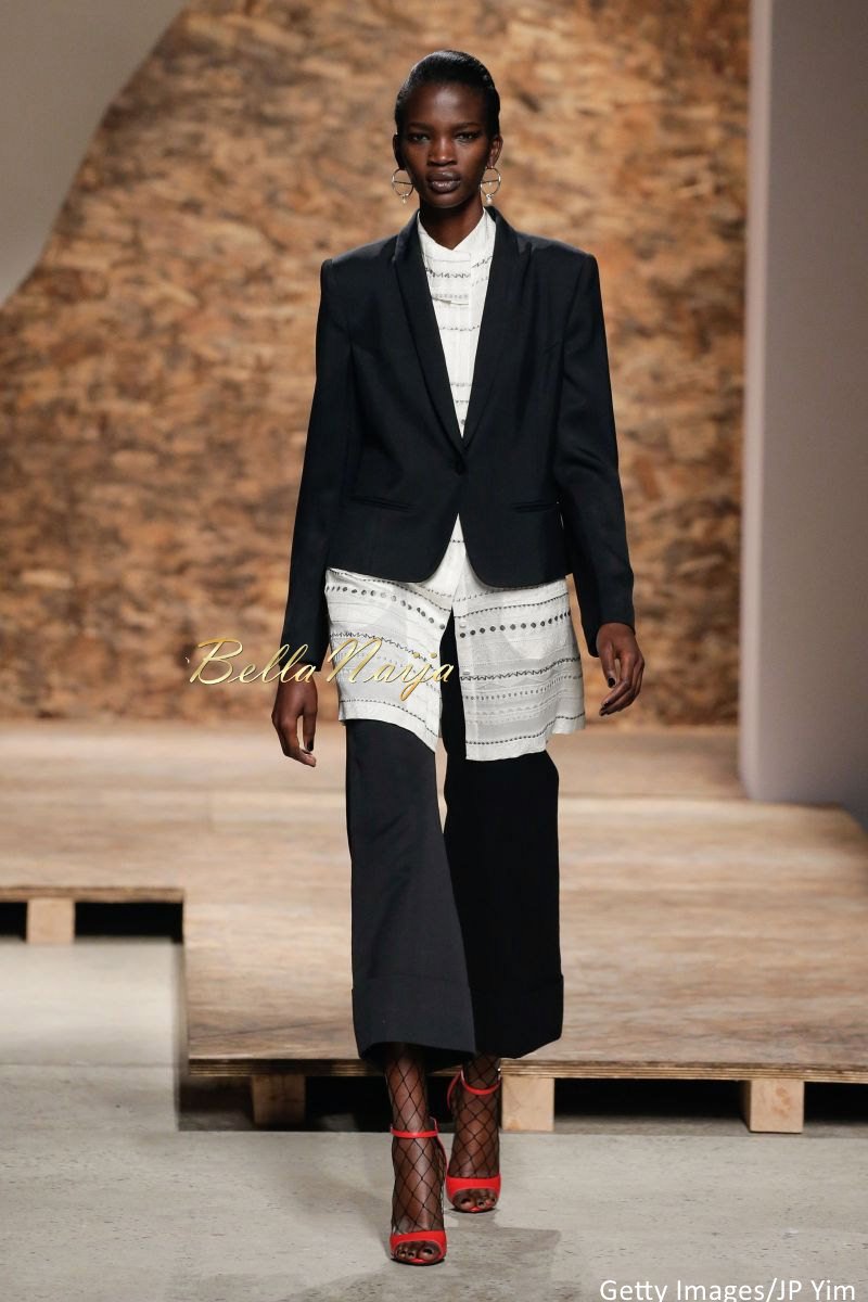 Aamito Stacie Lagum at New York Fashion Week 2015 - Bellanaija - September003