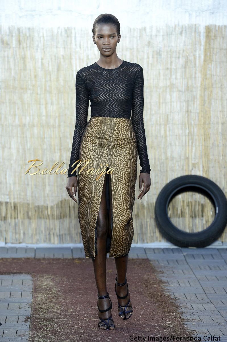 Aamito Stacie Lagum at New York Fashion Week 2015 - Bellanaija - September013