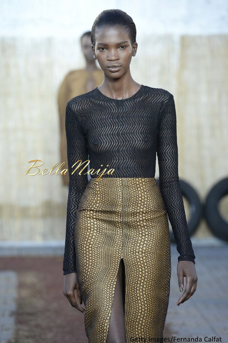 Aamito Stacie Lagum at New York Fashion Week 2015 - Bellanaija - September014