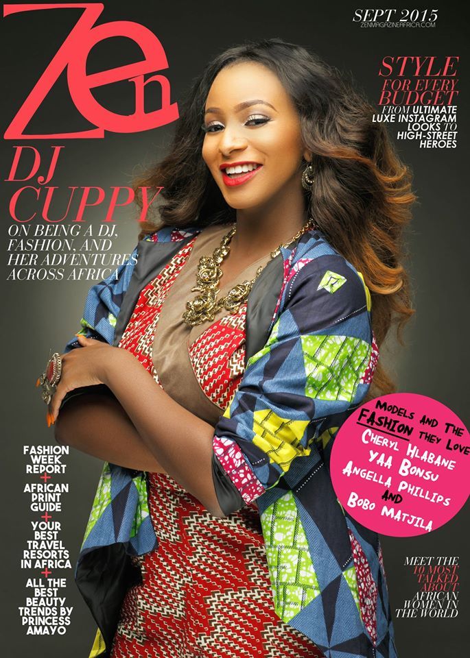 DJ Cuppy for Zen Magazine's September 2015 Issue - BellaNaija - September 2015