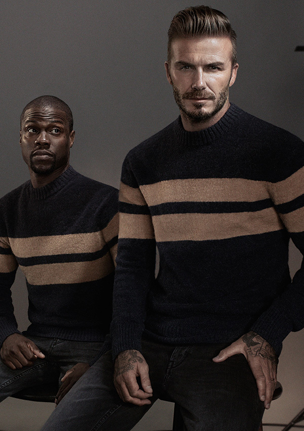 David Beckham and Kevin Hart in H&M Campaign for Modern Essentials - BellanNaija - September 2015