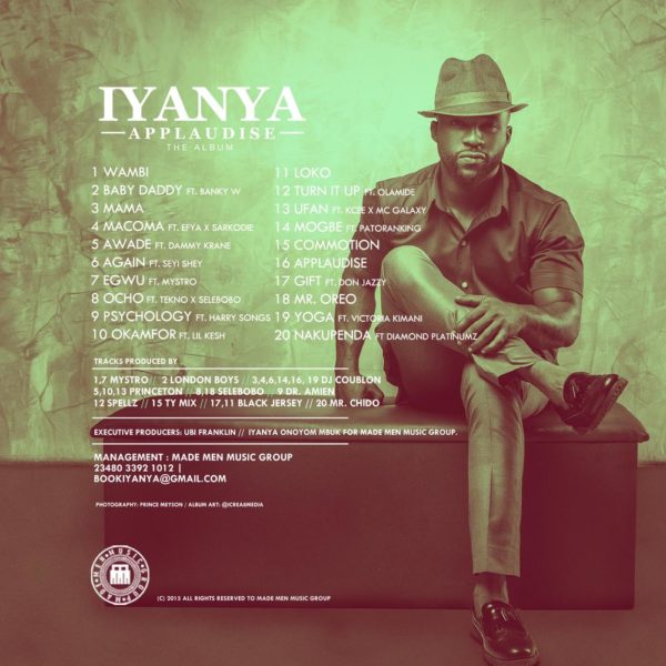 IYANYA - APPLAUDISE ALBUM COVER BACK NEW 2 tweaked