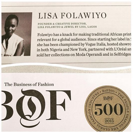 Lisa Folawiyo at Business of Fashion Event - BellaNaija - September 2015006