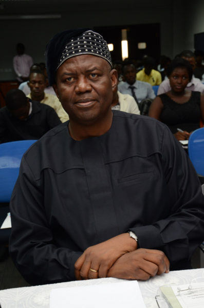 Member of the board of judges - Sir Demola Aladekomo