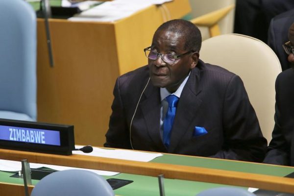 Robert Mugabe at the UN BellaNaija