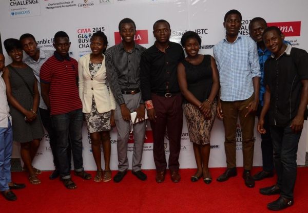 Students on the red carpet