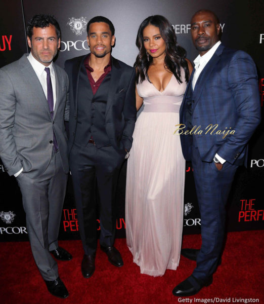 Director David M. Rosenthal and actors Michael Ealy, Sanaa Lathan and Morris Chestnut 