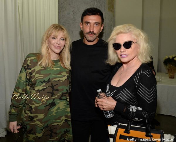 Courtney Love, Riccardo Tisci and Debbie Harry