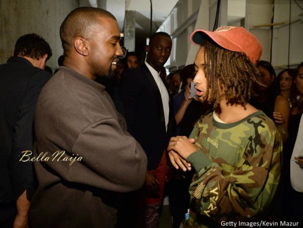 Kanye West and Jaden Smith