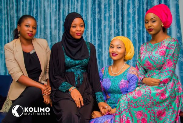 Yejide Bello (Vice President Admin), Bashyra Hassan (Acting President of the Sickle Cell Aid Foundation) Zahra Buhari, Brand Ambassador and Simnah M. Sambo 