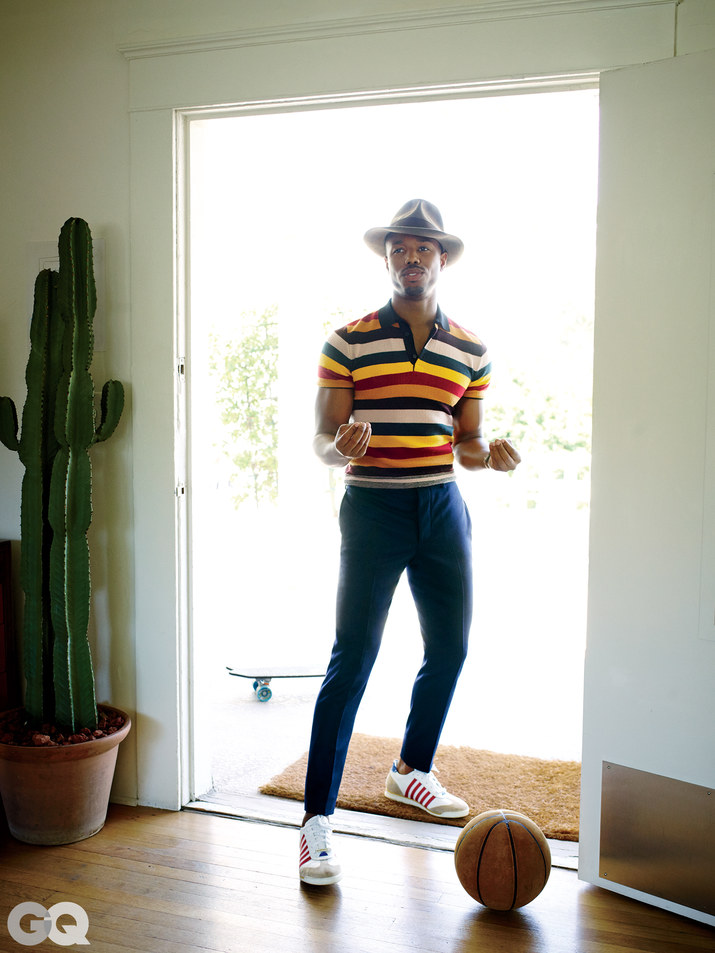 Michael B. Jordan Shows How to Dress Down for the Weekend in GQ