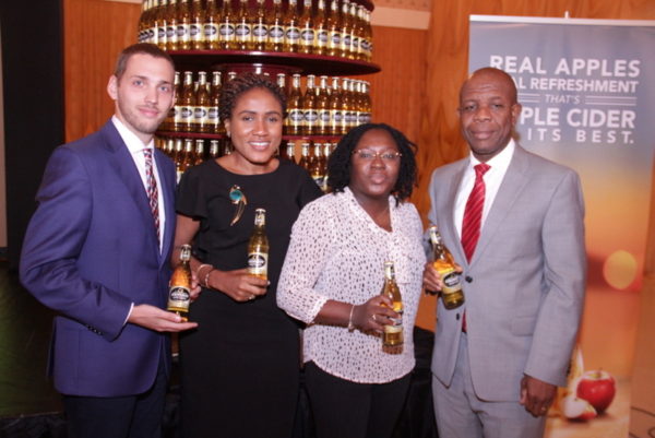 06-Trade Marketing Executive Manager, Mateusz Sikora, Senior Brand Manager, Strongbow, Ngozi Nkwoji, Brand Manager, Strongbow, Kehinde Kadiri and Senior Strategy Manager, NB, Tony Agenmonmen 1