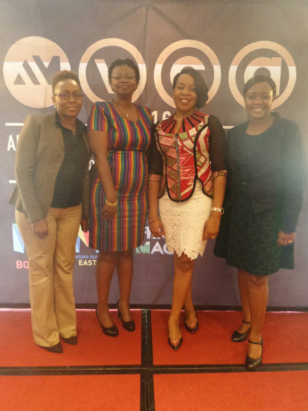 Margaret Mathone, Njoki Muhoho, Wangi Mba-Uzoukwu and Barbara Kambogi