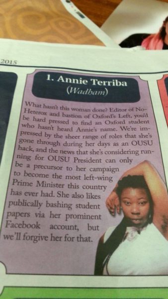 Annie Teriba Newspaper