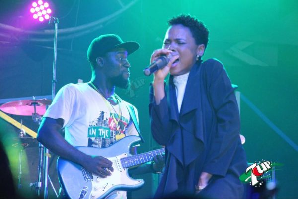 Chidinma performing at Felabration