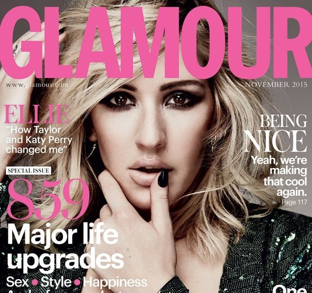 Ellie Goulding Smolders for Glamour Mags