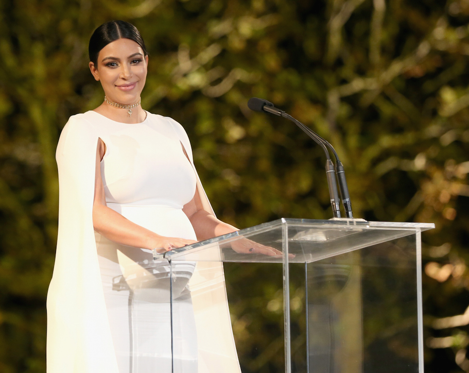 LOS ANGELES, CA - OCTOBER 26: TV personality Kim Kardashian West speaks onstage during the InStyle Awards at Getty Center on October 26, 2015 in Los Angeles, California. (Photo by Todd Williamson/Getty Images for InStyle)