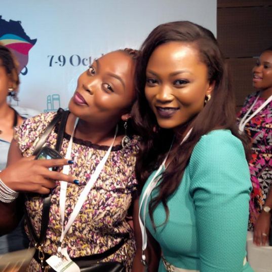 Jennifer Obiuwevbi od BellaNaija Beauty at the Beauty Africa Expo 2015 - Bellanaija - September011